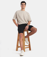 Super Combed Cotton Blend Oversized Tshirt with StayFresh Treatment - Dove