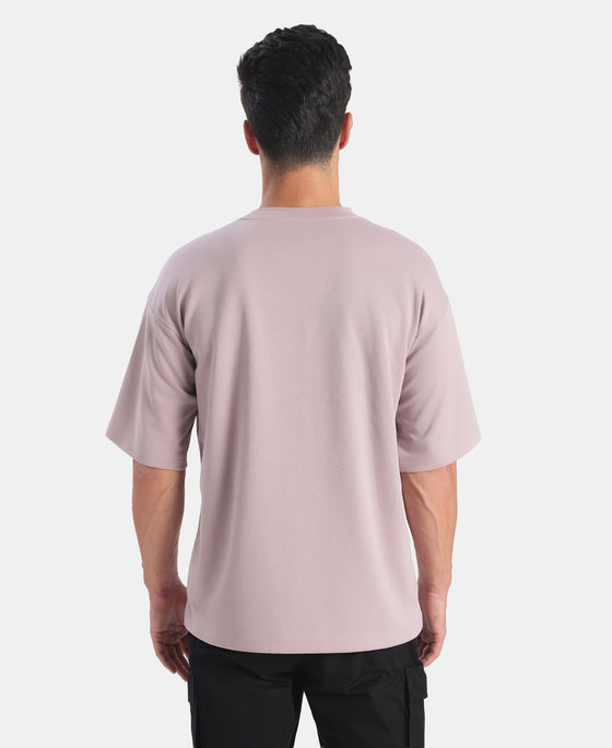 Super Combed Cotton Blend Oversized T-Shirt with StayFresh Treatment - Nirvana