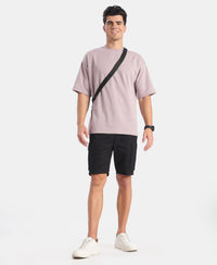 Super Combed Cotton Blend Oversized T-Shirt with StayFresh Treatment - Nirvana