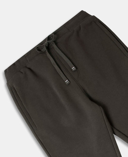 Super Combed Cotton Rich Fleece Trackpants with StayWarm Technology - Olive