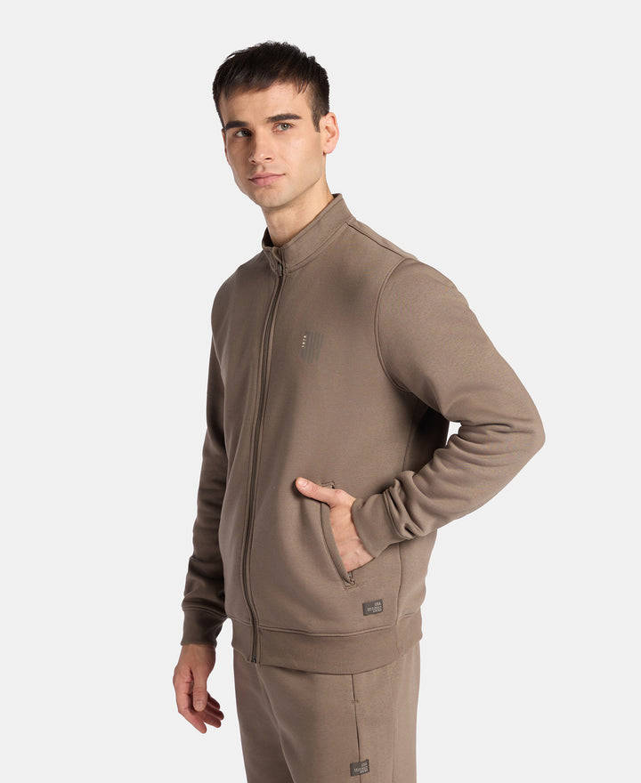 Super Combed Cotton Rich Fleece Jacket with StayWarm Technology - Bungee Cord