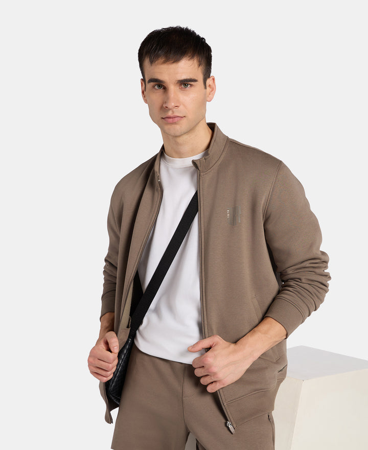 Super Combed Cotton Rich Fleece Jacket with StayWarm Technology - Bungee Cord