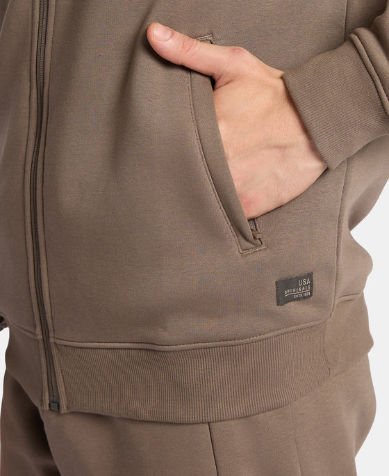 Super Combed Cotton Rich Fleece Jacket with StayWarm Technology - Bungee Cord