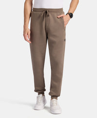 Super Combed Cotton Rich Fleece Fabric Regular Fit Jogger with Zipper Pockets - Bungee Cord