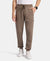Super Combed Cotton Rich Fleece Fabric Regular Fit Jogger with Zipper Pockets - Bungee Cord