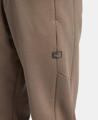 Super Combed Cotton Rich Fleece Fabric Regular Fit Jogger with Zipper Pockets - Bungee Cord