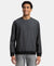 Super Combed Cotton Rich Sweatshirt with Ribbed Cuffs - Black