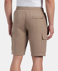 Super Combed Cotton Rich Regular Fit Cargo Pocket Shorts - Desert Taupe