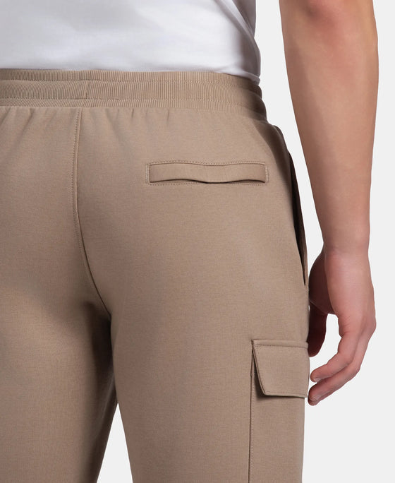 Super Combed Cotton Rich Regular Fit Cargo Pocket Shorts - Desert Taupe