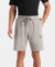 Super Combed Cotton Rich Regular Fit Cargo Pocket Shorts - Ghost Gray