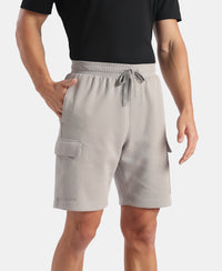 Super Combed Cotton Rich Regular Fit Cargo Pocket Shorts - Ghost Gray