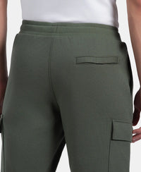 Super Combed Cotton Rich Regular Fit Cargo Pocket Shorts - Thyme