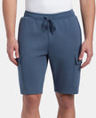 Super Combed Cotton Rich Regular Fit Cargo Pocket Shorts - Vintage Indigo