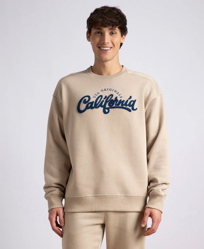 Super Combed Cotton Rich Fleece Printed Sweatshirt with StayWarm Technology - Pure Cashmere