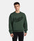 Super Combed Cotton Rich Fleece Printed Sweatshirt with StayWarm Technology - Sycamore