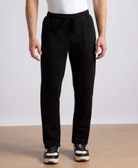 Super Combed Cotton Rich Fleece Trackpants with StayWarm Technology - Black