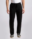 Super Combed Cotton Rich Fleece Trackpants with StayWarm Technology - Black