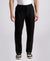 Super Combed Cotton Rich Straight Fit Fleece Trackpants with StayWarm Technology - Black