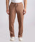 Super Combed Cotton Rich Straight Fit Fleece Trackpants with StayWarm Technology - Brownie