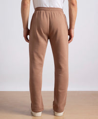 Super Combed Cotton Rich Fleece Trackpants with StayWarm Technology - Brownie
