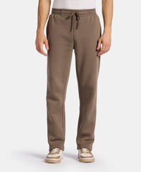 Super Combed Cotton Rich Straight Fit Fleece Trackpants with StayWarm Technology - Bungee Cord