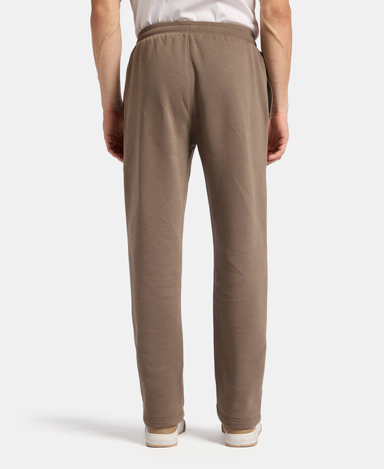 Super Combed Cotton Rich Straight Fit Fleece Trackpants with StayWarm Technology - Bungee Cord