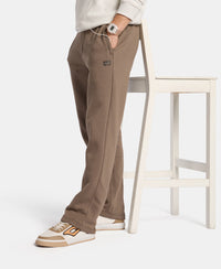 Super Combed Cotton Rich Straight Fit Fleece Trackpants with StayWarm Technology - Bungee Cord