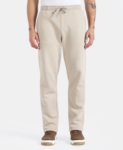 Super Combed Cotton Rich Fleece Trackpants with StayWarm Technology - Pure Cashmere