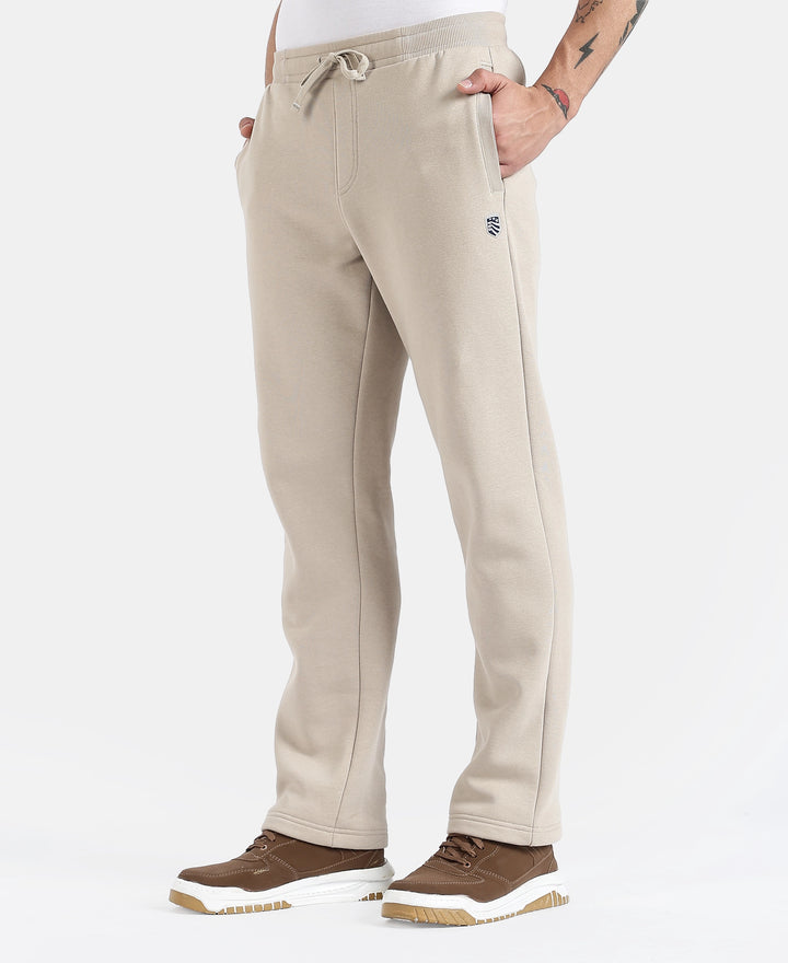 Super Combed Cotton Rich Fleece Trackpants with StayWarm Technology - Pure Cashmere