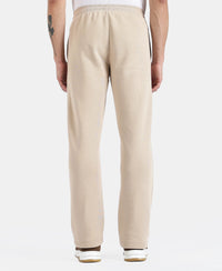 Super Combed Cotton Rich Straight Fit Fleece Trackpants with StayWarm Technology - Pure Cashmere