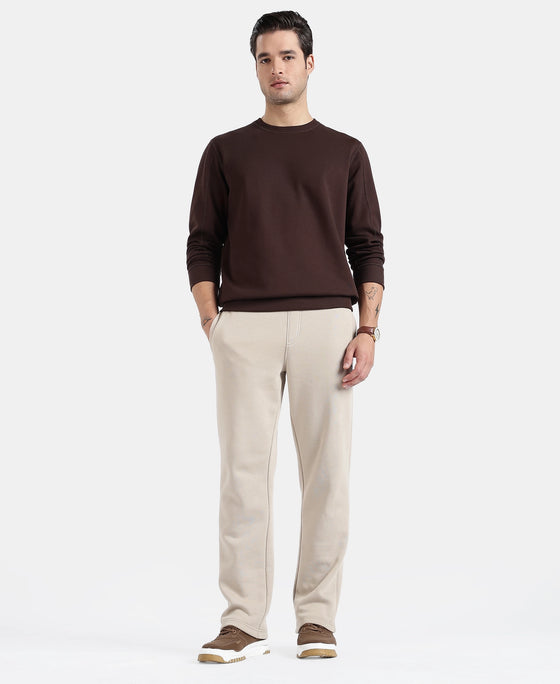 Super Combed Cotton Rich Fleece Trackpants with StayWarm Technology - Pure Cashmere