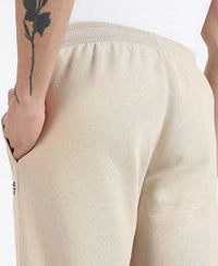 Super Combed Cotton Rich Straight Fit Fleece Trackpants with StayWarm Technology - Pure Cashmere