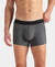 Super Combed Cotton Elastane Stretch Solid Trunk with Ultrasoft Waistband - Charcoal Melange