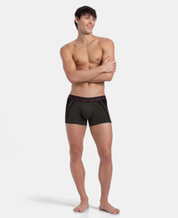 Super Combed Cotton Elastane Stretch Solid Trunk with Ultrasoft Waistband - Deep Olive