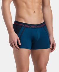 Super Combed Cotton Elastane Stretch Solid Trunk with Ultrasoft Waistband - Poseidon