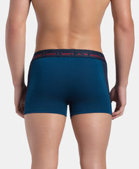 Super Combed Cotton Elastane Stretch Solid Trunk with Ultrasoft Waistband - Poseidon
