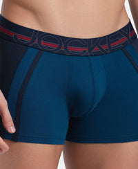 Super Combed Cotton Elastane Stretch Solid Trunk with Ultrasoft Waistband - Poseidon