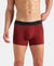 Super Combed Cotton Elastane Stretch Solid Trunk with Ultrasoft Waistband - Red