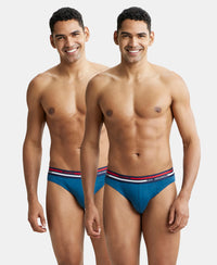 Super Combed Cotton Solid Brief with Ultrasoft Waistband - Seaport Teal (Pack of 2)