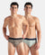 Super Combed Cotton Printed Brief with Ultrasoft Waistband - Jadeite & Earth (Pack of 2)