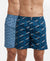 Super Combed Mercerized Cotton Woven Printed Boxer Shorts with Side Pockets - Seaport Teal & Blue Heaven (Pack of 2)
