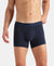 Super Combed Cotton Elastane Stretch Solid Trunk with Ultrasoft Waistband - Navy