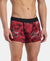 Super Combed Cotton Elastane Stretch Printed Trunk with Ultrasoft Waistband - Karanda Red