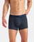 Super Combed Cotton Elastane Stretch Stripe Trunk with Ultrasoft Waistband - Navy