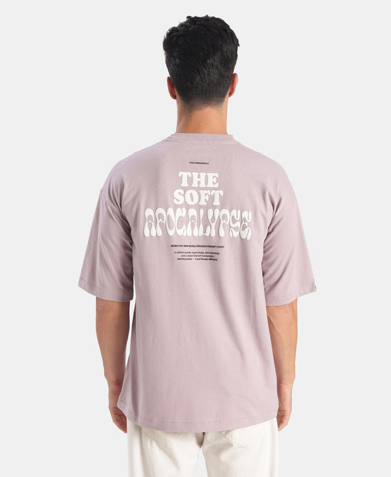 Super Combed Cotton Rich Graphic Printed Oversized T-Shirt - Nirvana