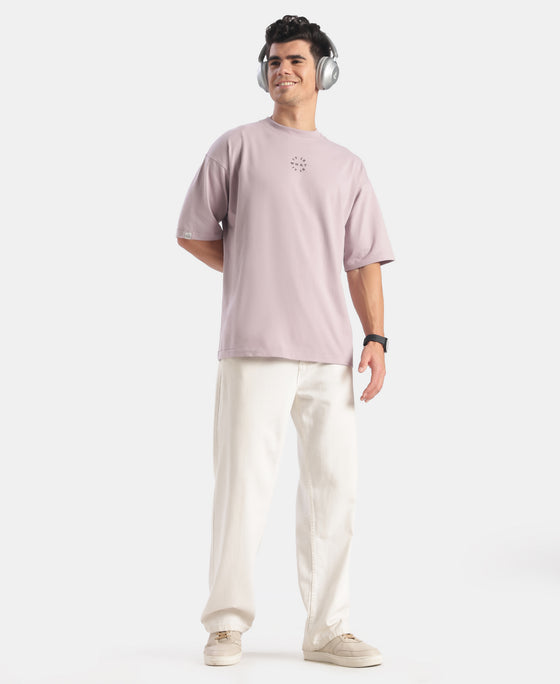 Super Combed Cotton Rich Graphic Printed Oversized T-Shirt - Nirvana