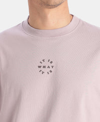 Super Combed Cotton Rich Graphic Printed Oversized T-Shirt - Nirvana