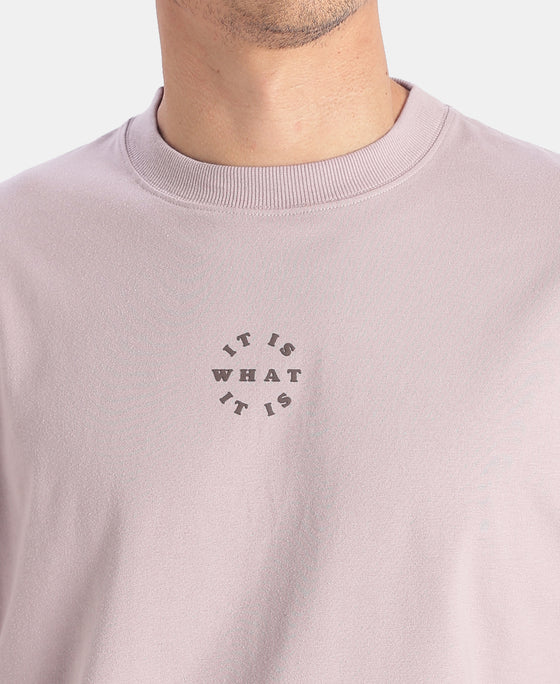 Super Combed Cotton Rich Graphic Printed Oversized T-Shirt - Nirvana