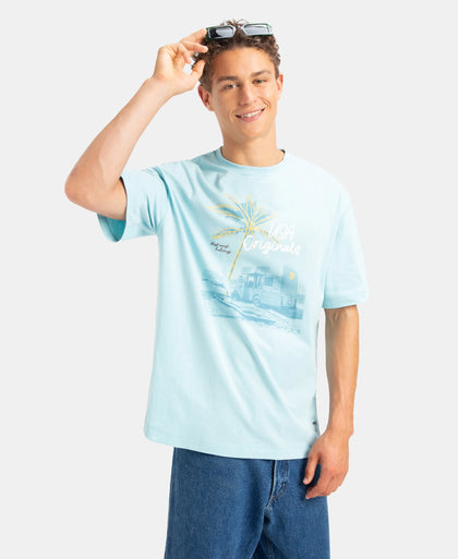 Super Combed Cotton Rich Graphic Printed Oversized T-Shirt - Sea Angel USA