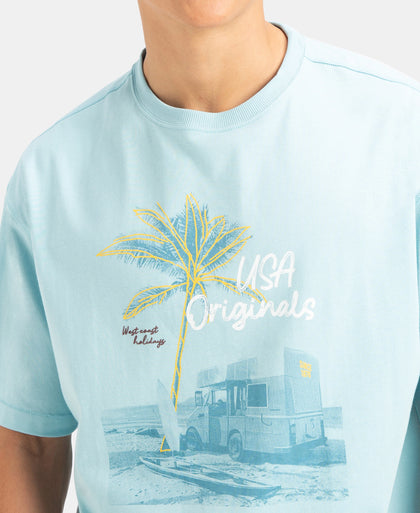 Super Combed Cotton Rich Graphic Printed Oversized T-Shirt - Sea Angel USA